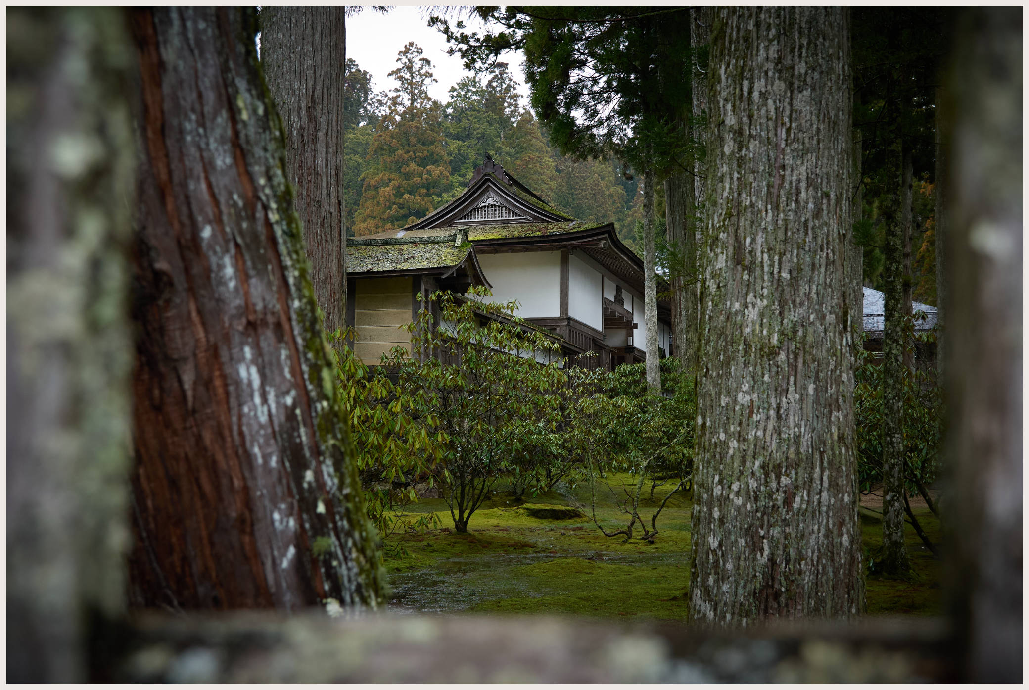 Temple complex at Mount Kōya, Wakayama, Japan.
